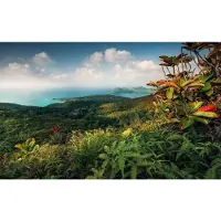 Overig Fotobehang Heavens Balcony - Meerkleurig - 2,80m X 450cm