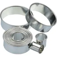 Kitchencraft Set van 11 uitstekers - cirkel / rond - Kitchen Craft