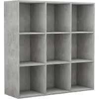 vidaXL Boekenkast 98x29x97,5 cm bewerkt hout betongrijs
