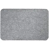 MD-ENTREE MD Entree - Ribmat - Mallin Grey - 50 x 80 cm