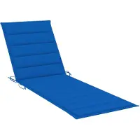 vidaXL Ligbedkussen 200x60x3 cm oxford stof koningsblauw