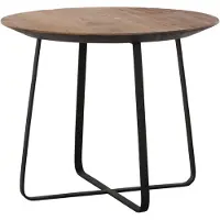 DTP Home Highlight Neptunes salontafel teakhout naturel 50x50x40cm
