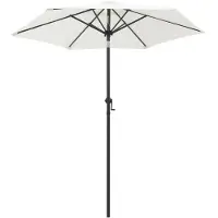 vidaXL Parasol 200x224 cm aluminium zandwit
