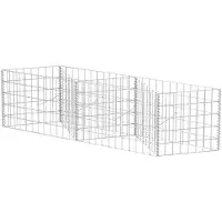 vidaXL Gabion mand 120x30x50 cm gegalvaniseerd staal