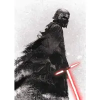 Komar Fotobehang Kylo Vader Shadow - Zwart - 2,80m X 200cm