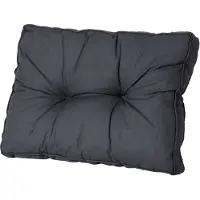 Madison Loungekussen Madison Florance Basic Black Rechthoekig (73 x 43 cm)