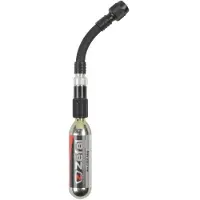 Zéfal EZ Control FC Fietspomp – CO2 Fietspomp – SV/AV – Inclusief Verlengstuk – Aluminium – Zwart/Zilver
