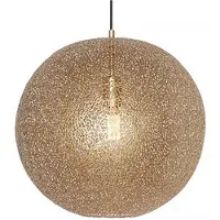 Freelight Hanglamp Oronero/Oro, dimbaar, messing / goud, Woon-/ Eetkamer, metaal, Modern, hanglamp