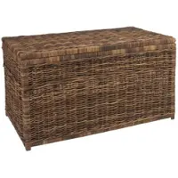 Sweet living Bruine Rieten Opbergmand - 75x40xh40 Cm