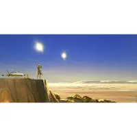 Komar Vliesbehang Star Wars Classic RMQ Mos Eisley Edge (set)