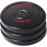 Men's Health Halterschijven 10 KG Zwart