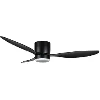 Freelight Plafondventilator Brezza Ø 132 cm met verlichting zwart