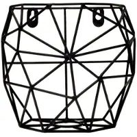 Tak Design hangmand Thanwa 15 x 13 cm staal zwart S
