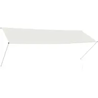 vidaXL Luifel uittrekbaar 350x150 cm crème