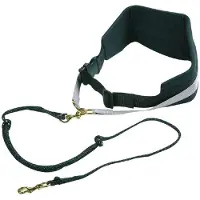 Flamingo Canicross - Hondentuig - One Size - Zwart;Wit
