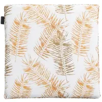 Madison Zitkussen Flora 50 X 50 Cm Katoen/polyester Wit/geel