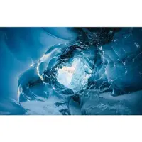 Overig Fotobehang The Eye Of The Glacier - Blauw - 2,80m X 450cm