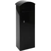 V-Part kolombrievenbus Rooftop 37,5 x 98,5 cm RVS zwart