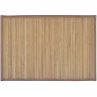 vidaXL 6 st Placemats 30x45 cm bamboe bruin
