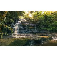 Overig Fotobehang Golden Falls - Meerkleurig - 2,80m X 450cm