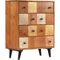 vidaXL Ladekast 60x30x75 cm massief acaciahout