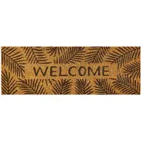 MD-ENTREE MD Entree - Kokosmat - Finesse XS - Leaves Welcome - 26 x 75 cm