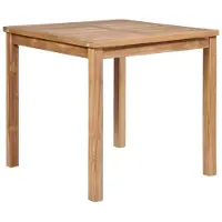 vidaXL Tuintafel 80x80x77 cm massief teakhout