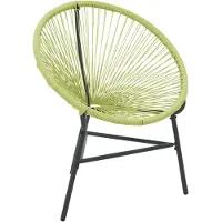 vidaXL Tuinstoel Acapulco poly rattan groen