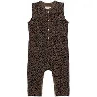 Blokker Little Indians Jumpsuit Leopard Junior Katoen Bruin Maat 98