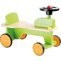 Small Foot Loopfiets Met 4 Wielen Loopfiets Tractor Junior Groen