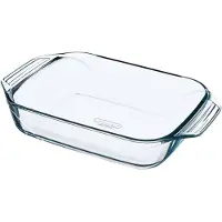 Pyrex 2x Rechthoekige Glazen Ovenschaal 1,4 Liter 26 X 17 X 5,5 Cm - Ovenschalen