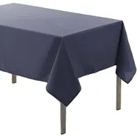 Wicotex Antraciet grijze tafelkleden/tafellakens 140 x 250 cm rechthoekig van stof - Tafellakens