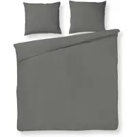 Papillon Dekbedovertrek Pompom Grijs Percal-200 x 200 / 220 cm | 2-Persoons
