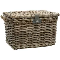 New Looxs Rotan fietsmand Melbourne Large 45 liter 45 x 33 x 31 cm grijs
