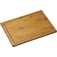 Blokker 1x Rechthoekige Dikke Bamboe Houten Snijplanken 32 X 44 Cm - Snijplanken