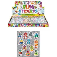 OEM Uitdeelcadeautjes - Fun Stickers - Model: Robots In Display (120