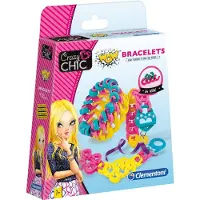 Clementoni WOW Armbandjes, set voor het maken van armbandjes voor kinderen, vanaf 7 jaar, meerkleurig