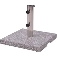 vidaXL Parasolvoet Graniet 20 kg vierkant