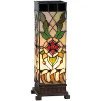 Clayre & Eef Tafellamp Tiffany 12*12*35 cm E14/max 1*40W 5LL-9234