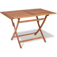 vidaXL Buiteneettafel inklapbaar 120x70x75 cm teakhout