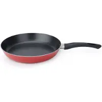 COSY&TRENDY Aluminium Koekenpan/hapjespan Rood Met Anti-aanbak Laag 28 Cm - Koekenpannen