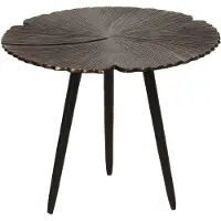 Clayre & Eef Bruine Bijzettafel Ø 40*31 cm 64627S
