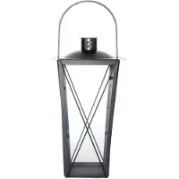 Esschert Design Lantaarn Konisch Antraciet 40 X 17 X 12 Cm