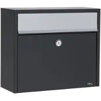 Allux Brievenbus LT150 - Zwart
