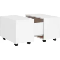 vidaXL Salontafel 60x60x38 cm bewerkt hout wit