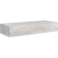 vidaXL Wandschap met lade 60x23,5x10 cm MDF betongrijs