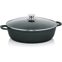 kela Serveerpan Kerros Zwart 7L