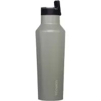 Corkcicle Drinkfles Sport Canteen Tactical Grey 600 Ml Rvs Grijs