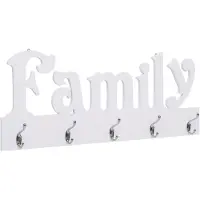 vidaXL Wandkapstok FAMILY 74x29,5 cm