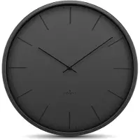 Huygens - Tone Index 25cm - Zwart - Wandklok - Stil - Quartz uurwerk